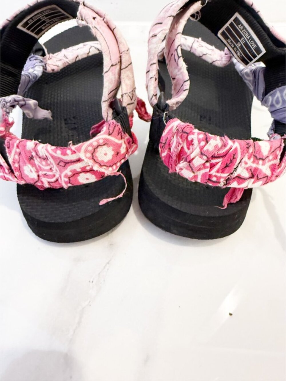 Arizona Love Trekky Bandana Beach Resort Sandal Pink 8 - Picture 5 of 10